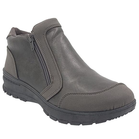 Easy Works by Easy Street Women Jovi Comfort Ankle Booties Size US 8M Grey - Picture 1 of 5